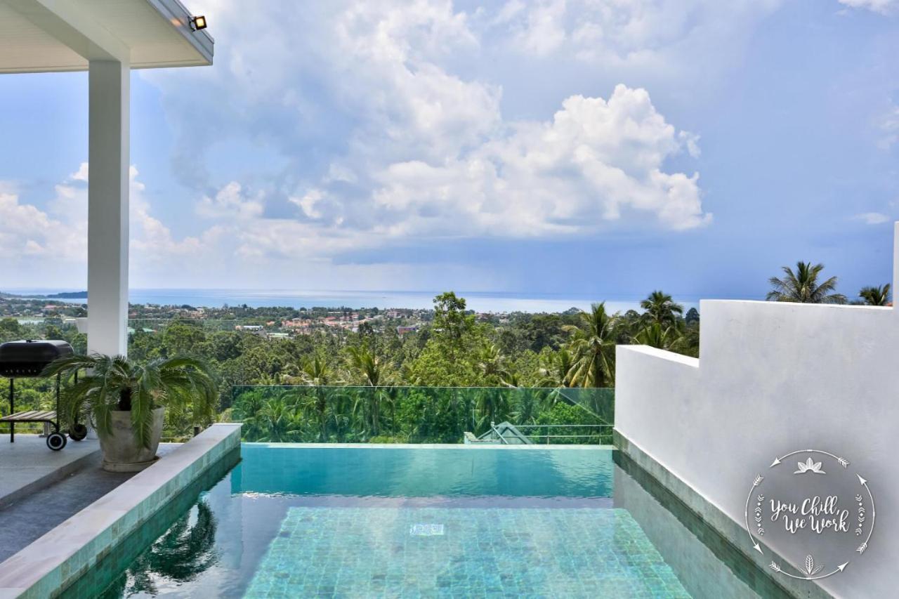 Villa Azur, 4 Bedrooms, Ocean View Praia Chaweng Exterior foto