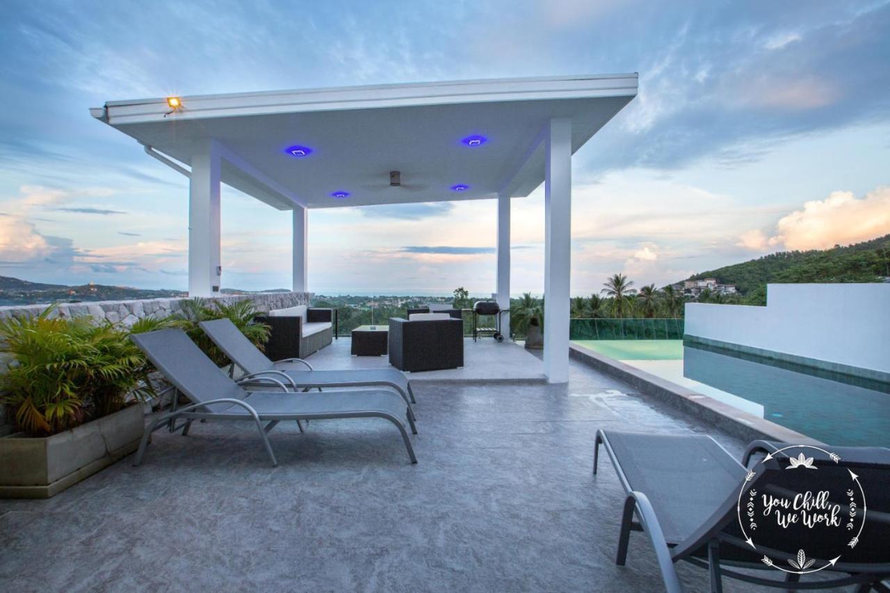 Villa Azur, 4 Bedrooms, Ocean View Praia Chaweng Exterior foto