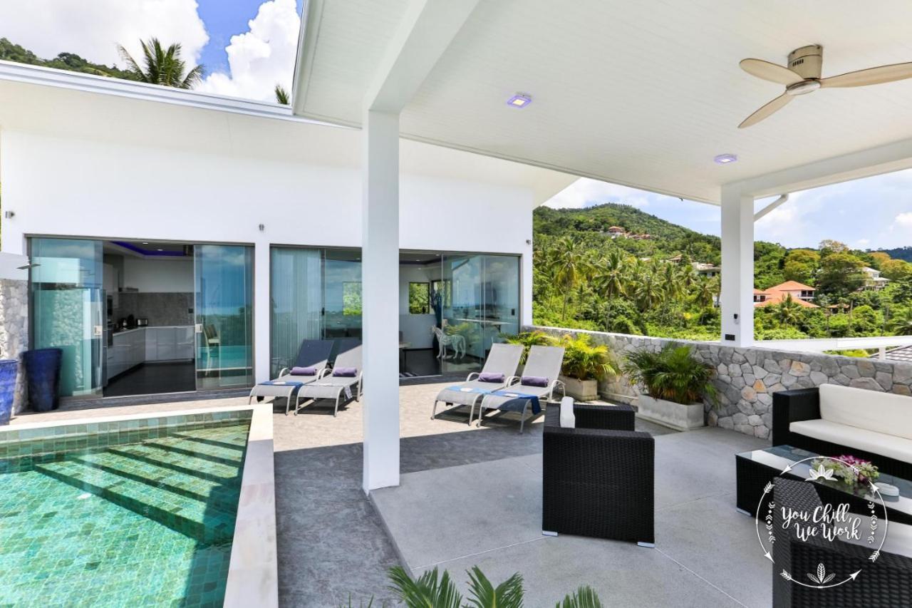 Villa Azur, 4 Bedrooms, Ocean View Praia Chaweng Exterior foto