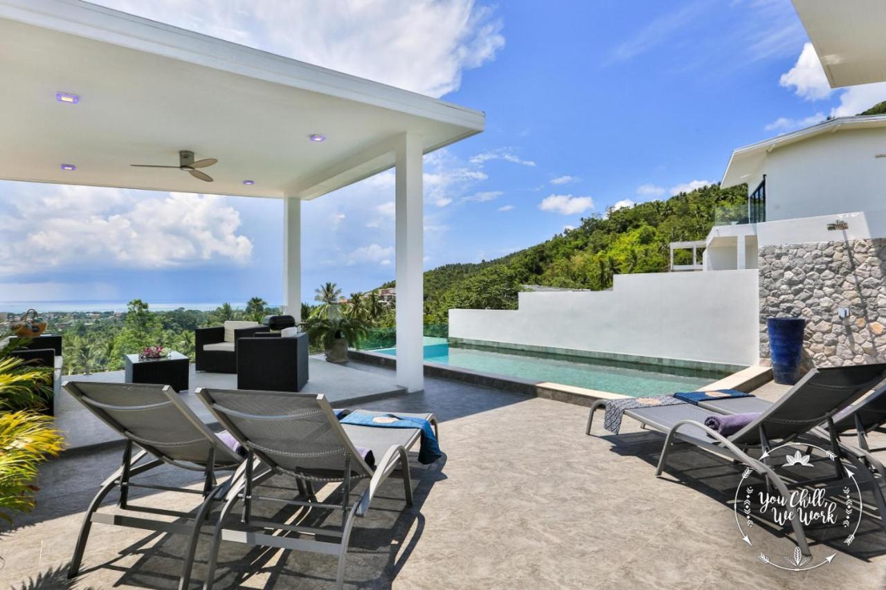 Villa Azur, 4 Bedrooms, Ocean View Praia Chaweng Exterior foto