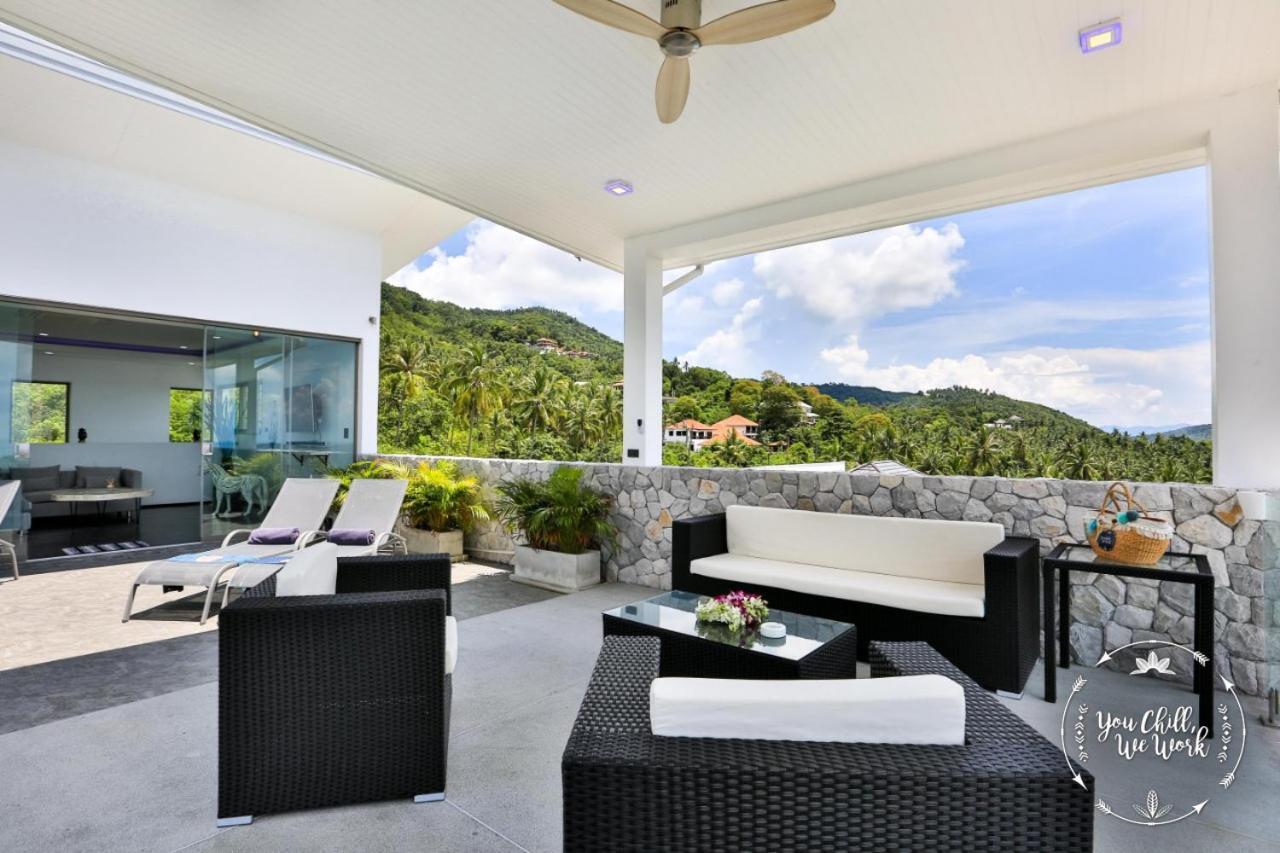 Villa Azur, 4 Bedrooms, Ocean View Praia Chaweng Exterior foto