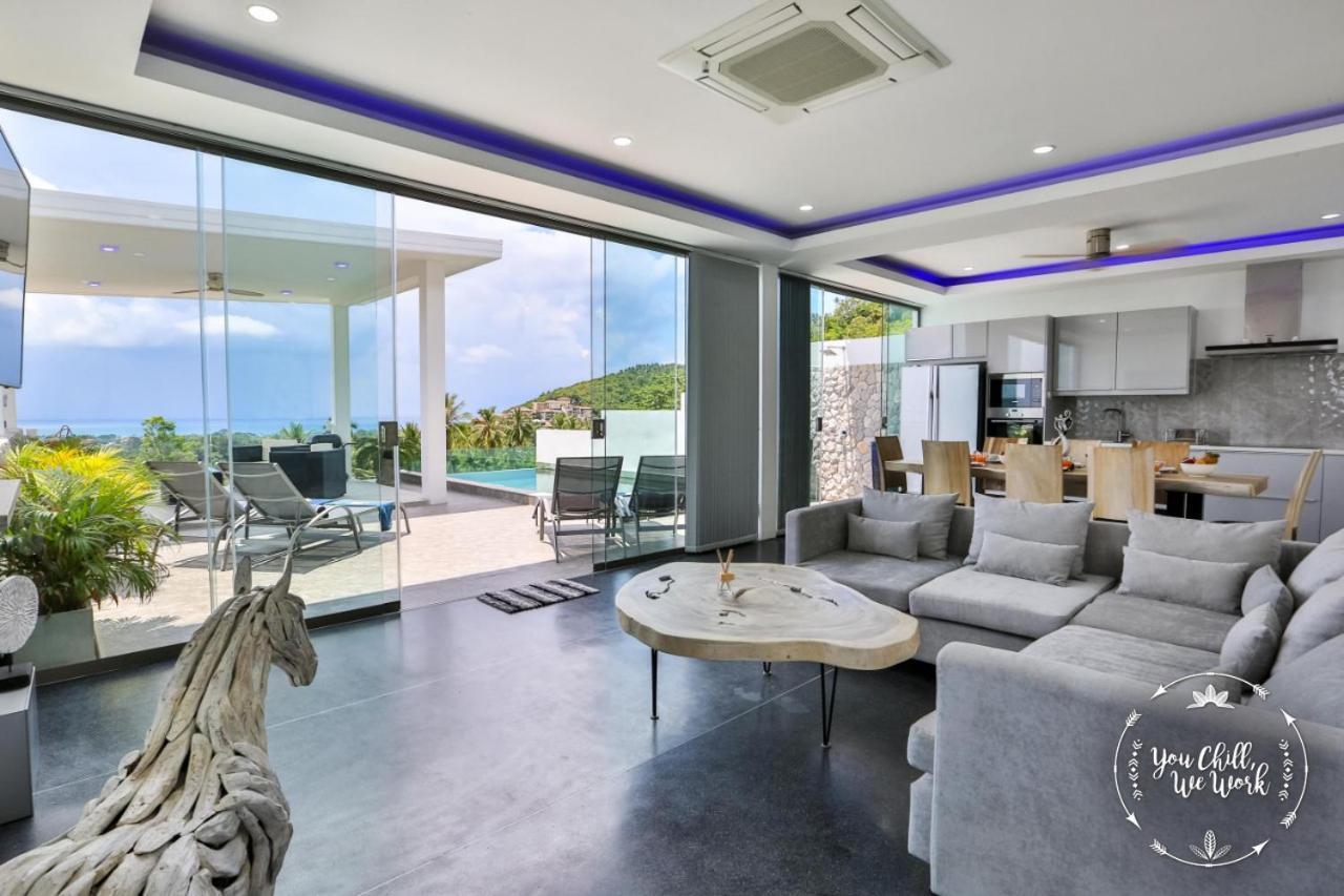 Villa Azur, 4 Bedrooms, Ocean View Praia Chaweng Exterior foto