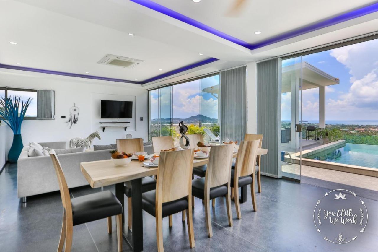 Villa Azur, 4 Bedrooms, Ocean View Praia Chaweng Exterior foto