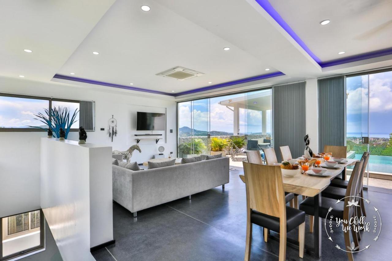 Villa Azur, 4 Bedrooms, Ocean View Praia Chaweng Exterior foto