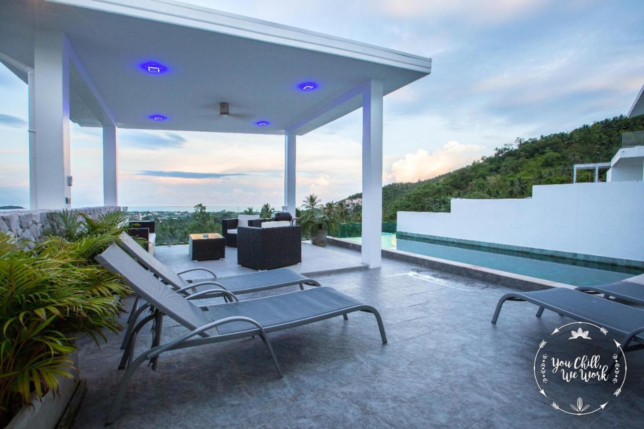 Villa Azur, 4 Bedrooms, Ocean View Praia Chaweng Exterior foto